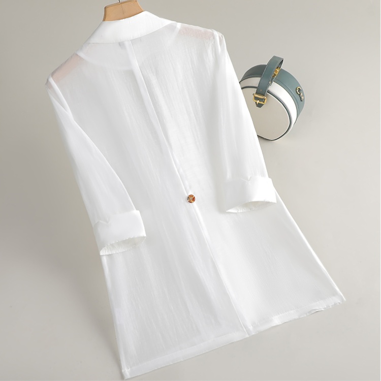 Chiffon thin loose coat summer Casual tops for women