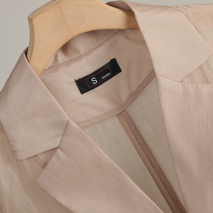Chiffon thin loose coat summer Casual tops for women
