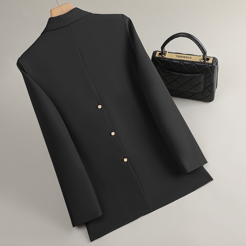 Black Korean style tops loose Casual business suit for women