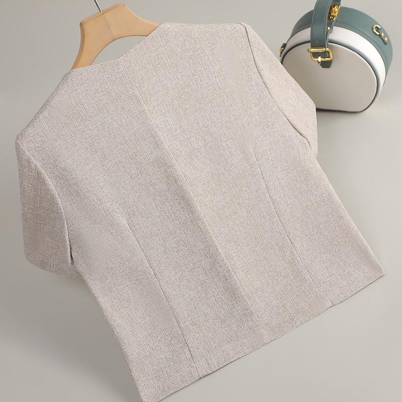 Chanelstyle coat short sleeve business suit for women