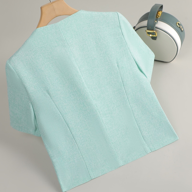 Chanelstyle coat short sleeve business suit for women