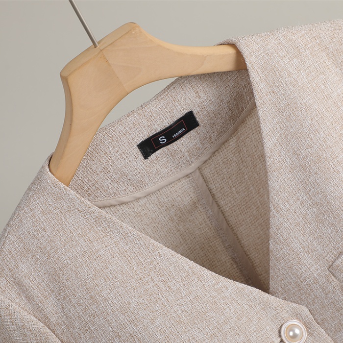 Chanelstyle coat short sleeve business suit for women