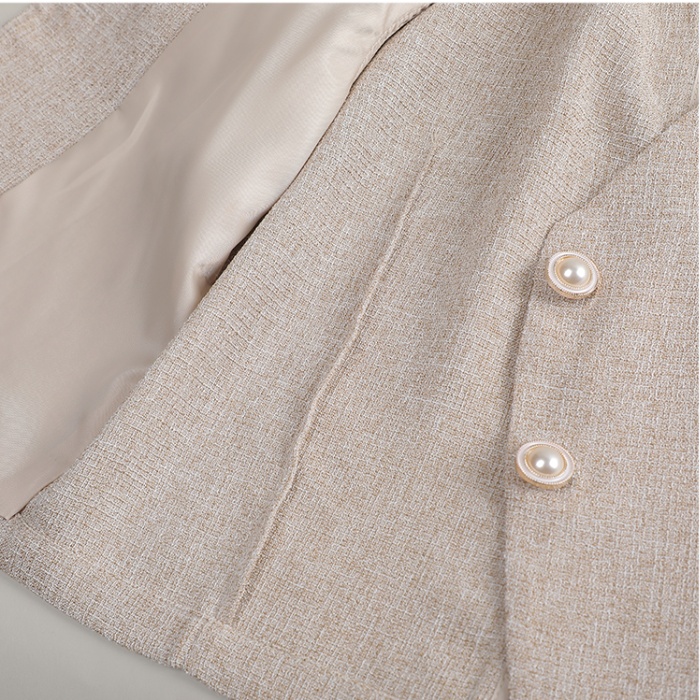 Chanelstyle coat short sleeve business suit for women