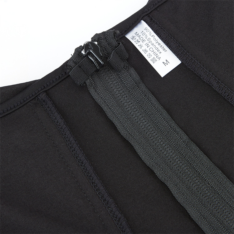 Simple black elasticity corset