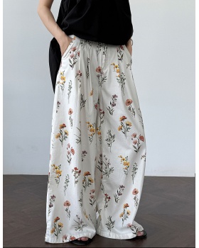 Korean style long pants straight casual pants for women