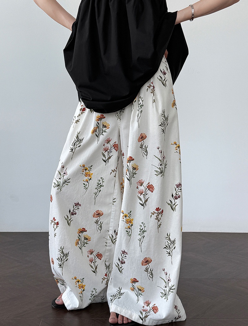 Korean style long pants straight casual pants for women