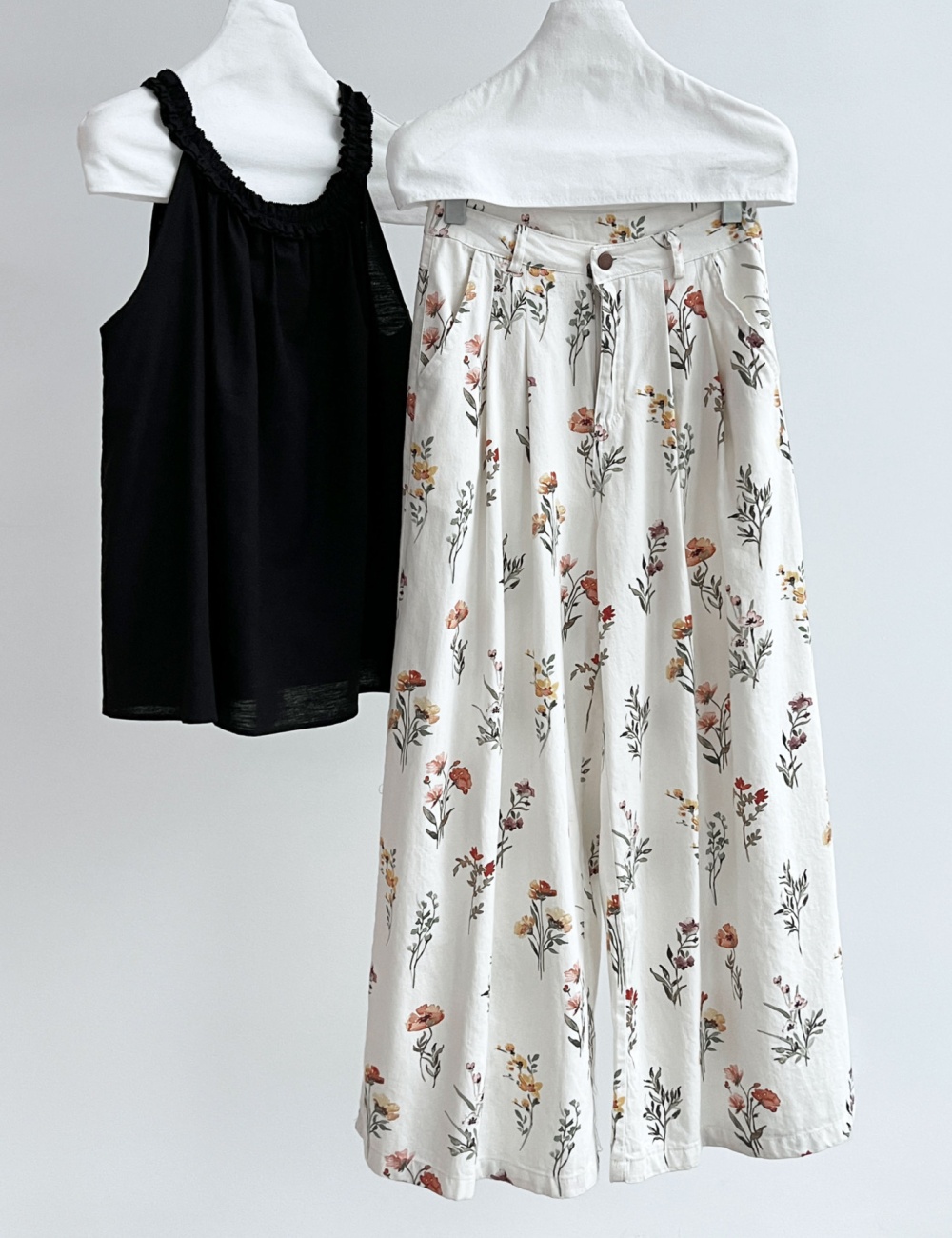 Korean style long pants straight casual pants for women