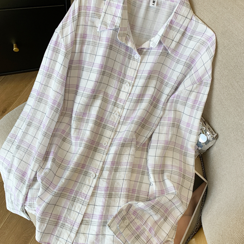 Casual sunscreen sun shirt lazy shirt for women