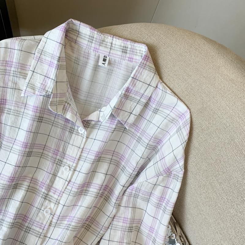 Casual sunscreen sun shirt lazy shirt for women