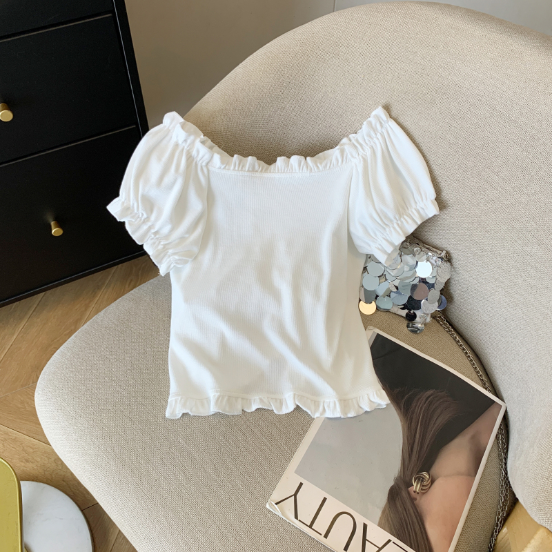 Short sleeve T-shirt enticement small shirt for women
