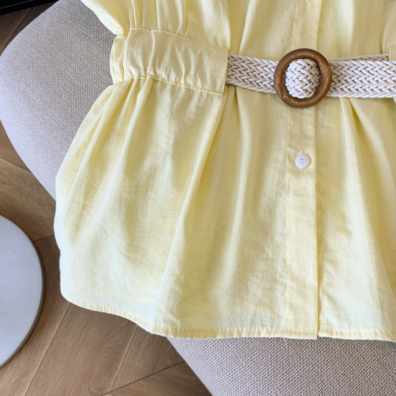 Show young temperament tops sleeveless shirt