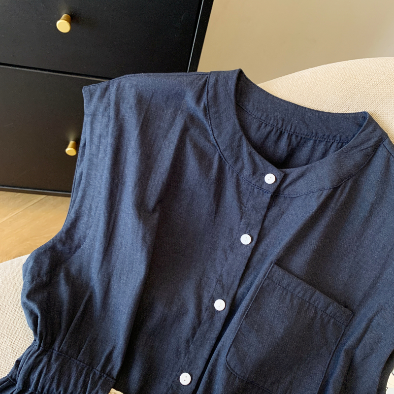 Show young temperament tops sleeveless shirt