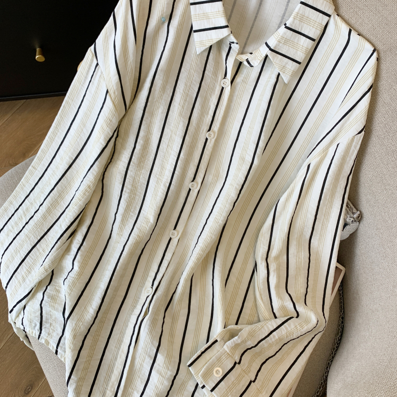 Breathable lazy sunscreen shirts thin summer shirt