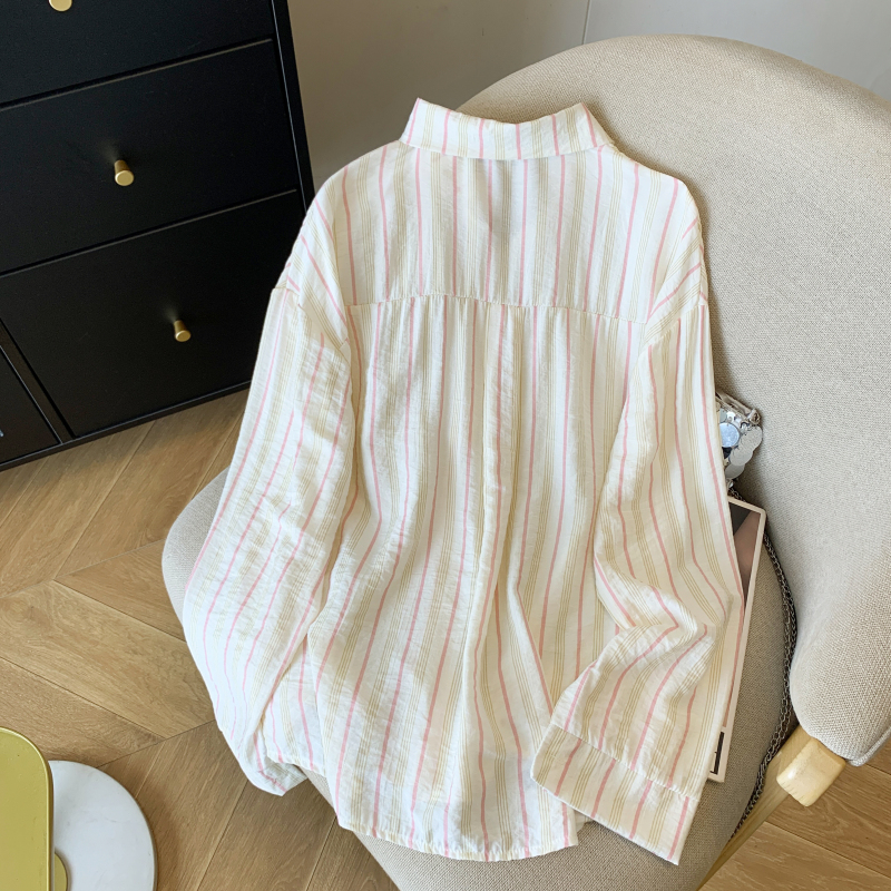 Breathable lazy sunscreen shirts thin summer shirt
