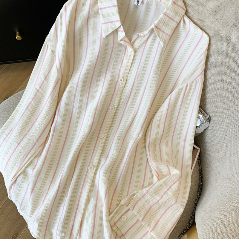 Breathable lazy sunscreen shirts thin summer shirt