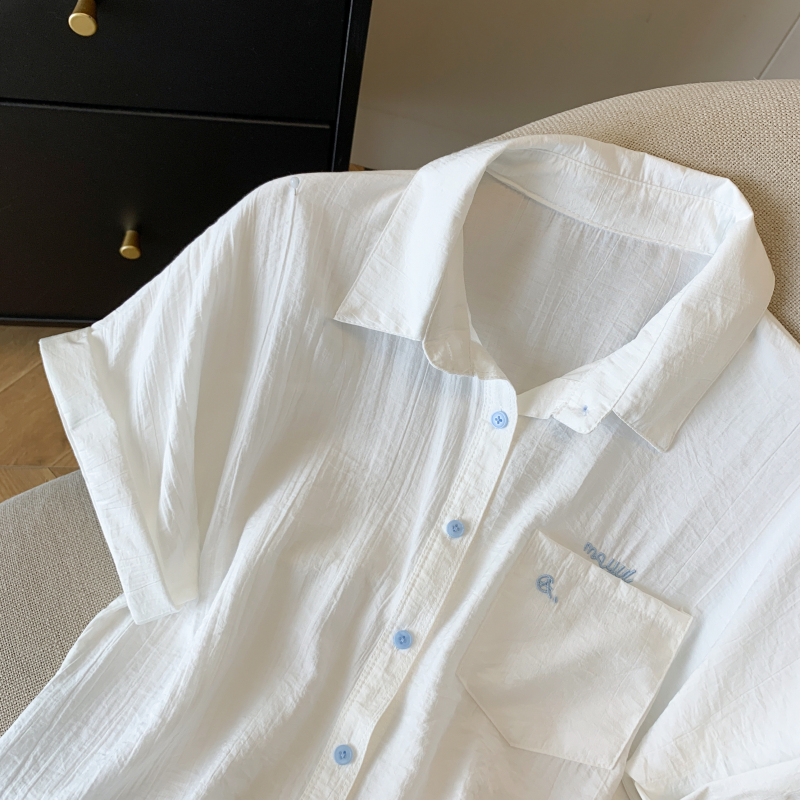 Short Korean style shirt short sleeve loose tops