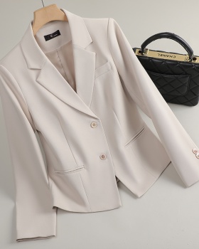 Spring and autumn Korean style business suit black tops