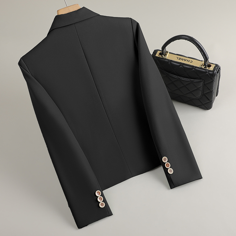 Spring and autumn Korean style business suit black tops