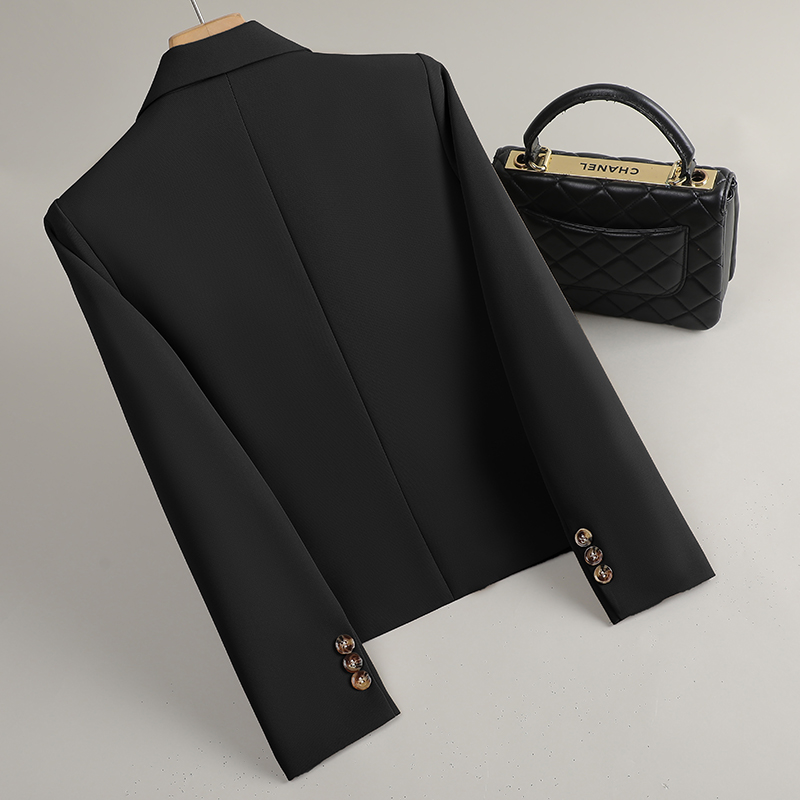 Beige temperament tops profession business suit for women