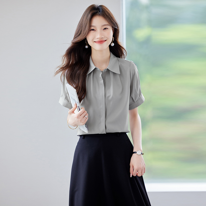 Temperament commuting small shirt Casual shirt