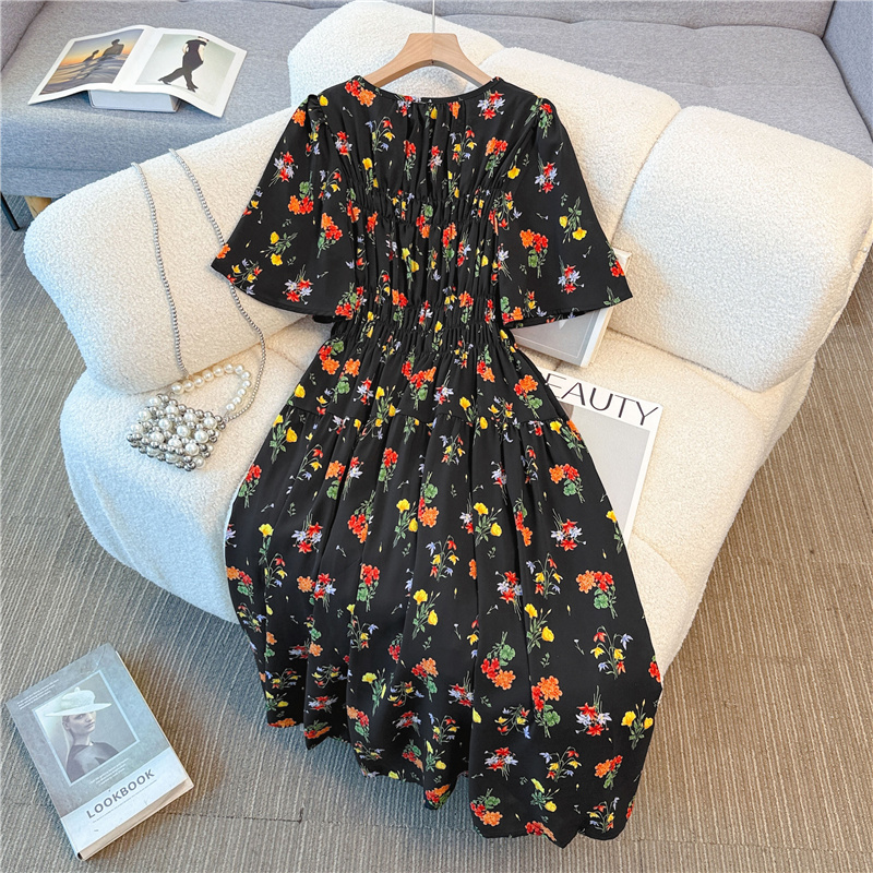 Vacation slim long dress temperament dress