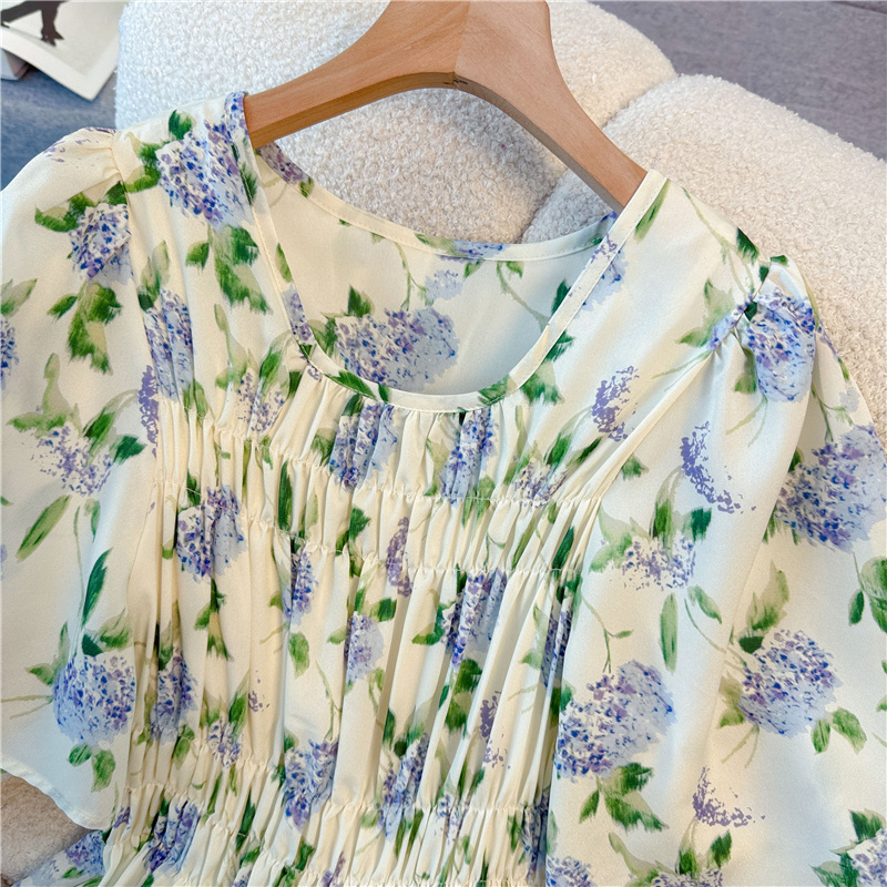 Fat slim light luxury soft thin dress for women