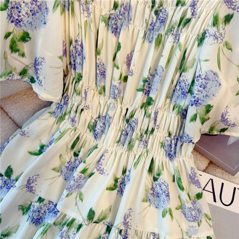 Fat slim light luxury soft thin dress for women