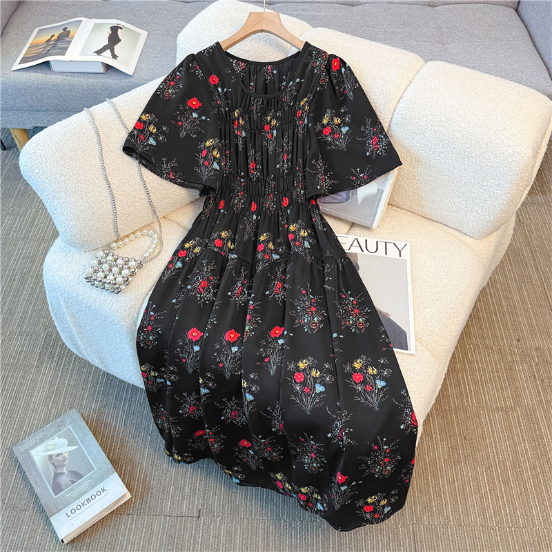 Cool France style vacation slim thin temperament dress