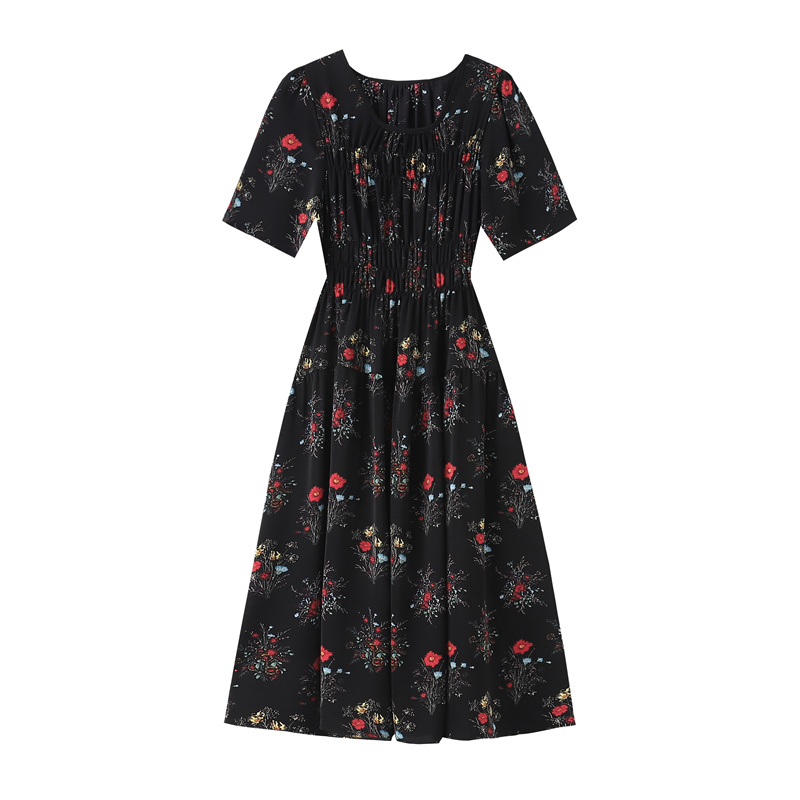 Cool France style vacation slim thin temperament dress