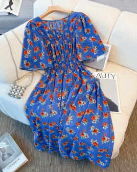 Slim high waist cool temperament long dress for women