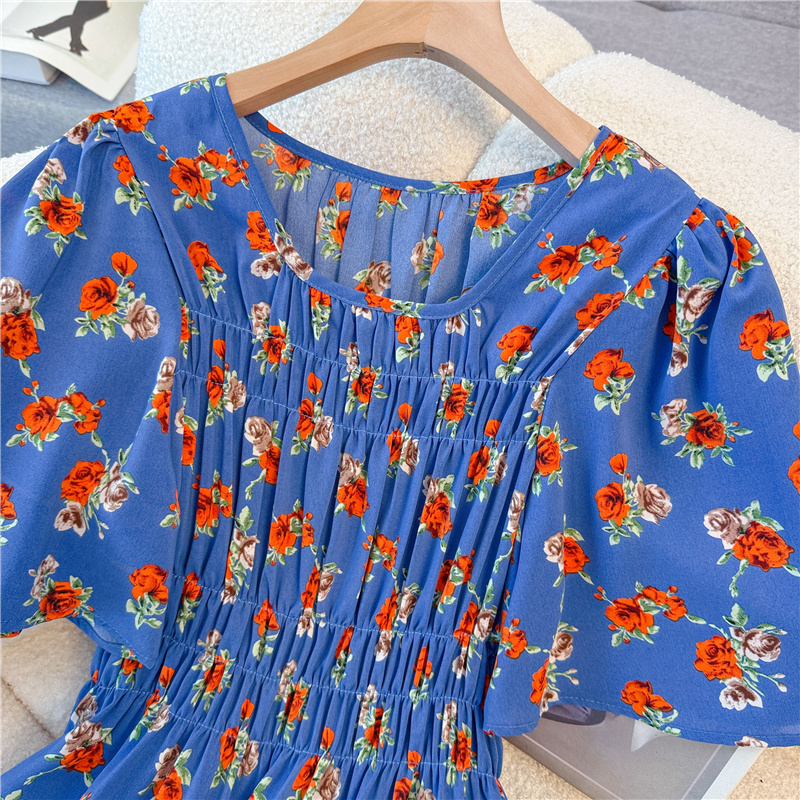 Slim high waist cool temperament long dress for women