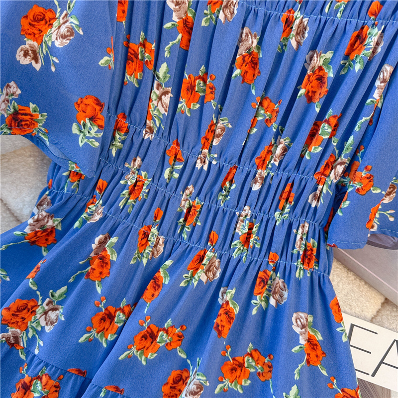 Slim high waist cool temperament long dress for women