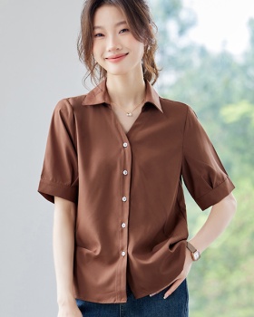 Casual all-match shirt fashion cardigan for women