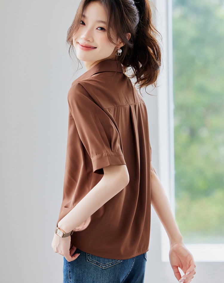 Casual all-match shirt fashion cardigan for women