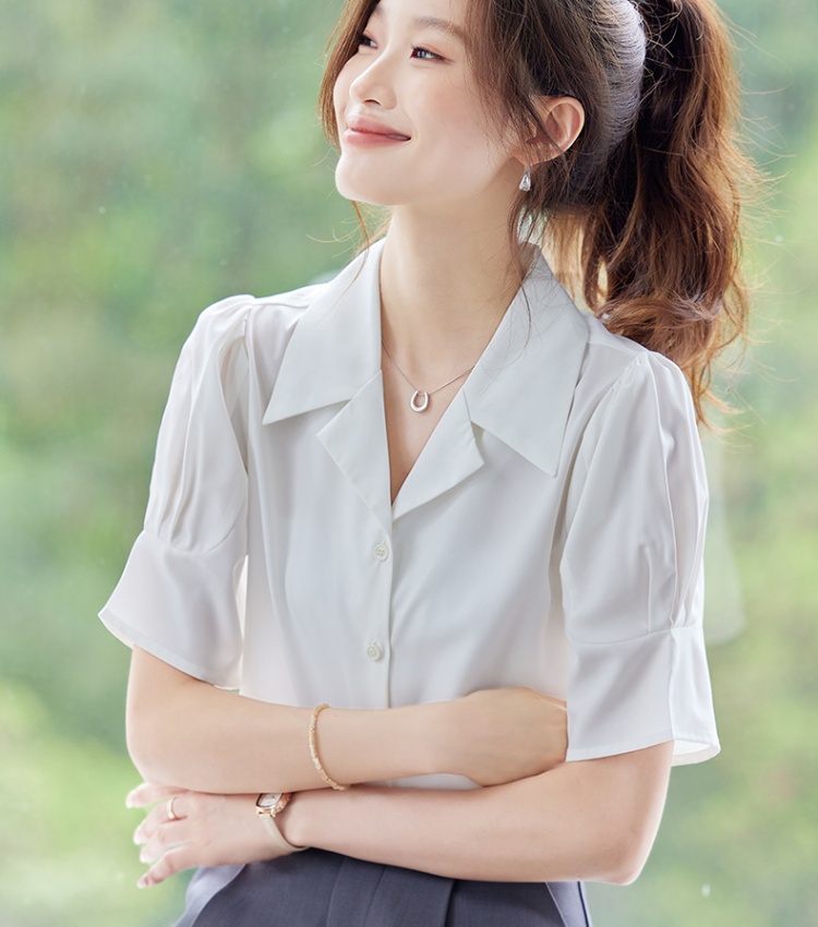 Commuting Western style all-match shirt for women