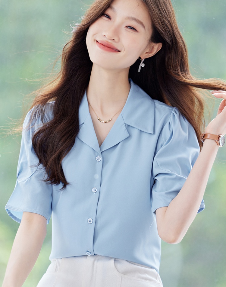 Commuting Western style all-match shirt for women