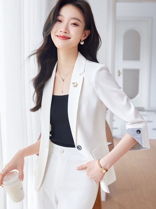Temperament coat business suit 2pcs set for women