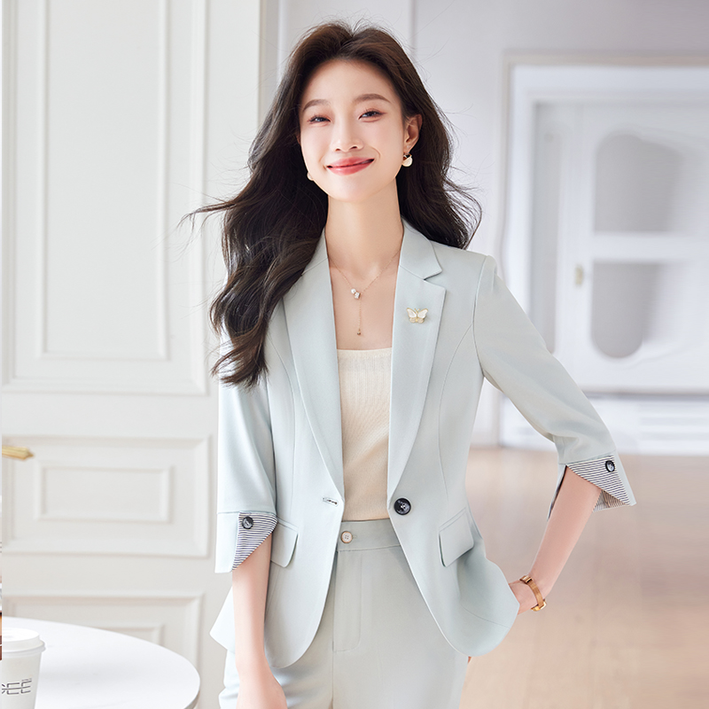 Temperament coat business suit 2pcs set for women