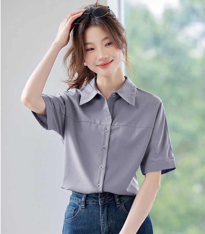Casual commuting all-match shirt for women