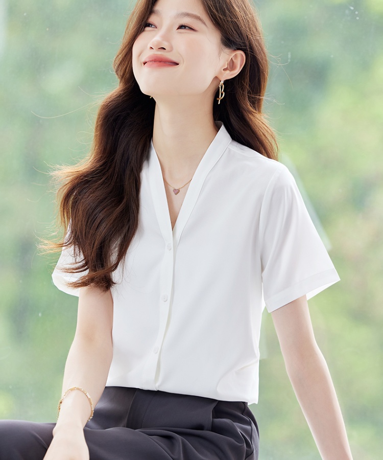 Summer short sleeve tops show young shirt for women