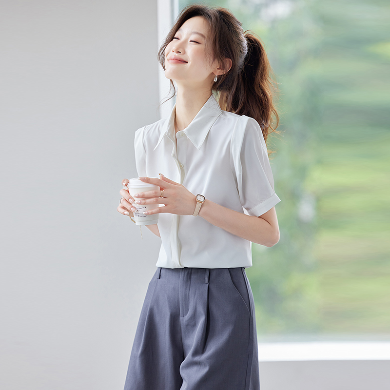 Pure Western style tops purple shirt for women