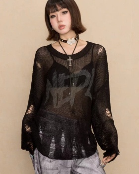 Lazy thin smock spicegirl sweater for women