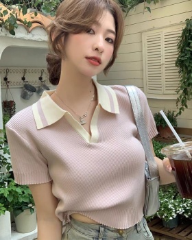 Short summer T-shirt short sleeve small shirt for women