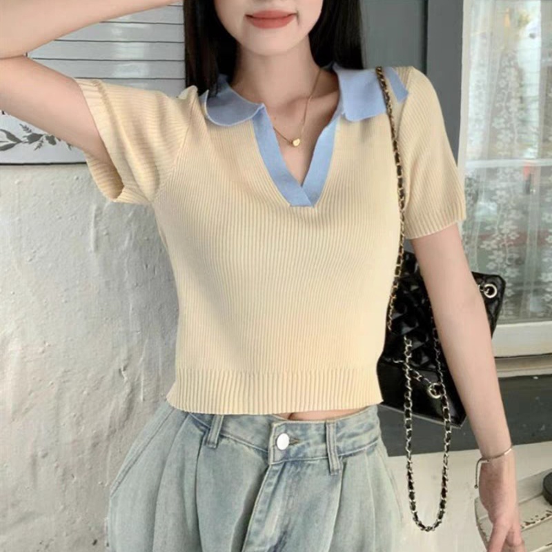 Short summer T-shirt short sleeve small shirt for women
