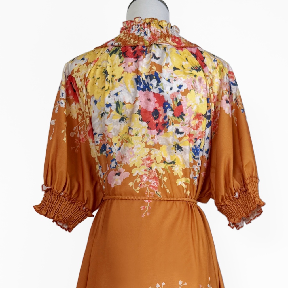 Vacation summer dress printing long dress