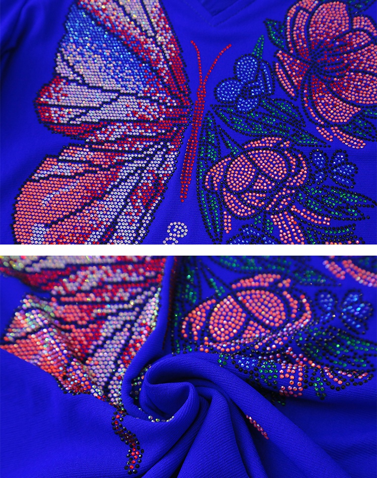 Round neck unique small shirt slim tops for women