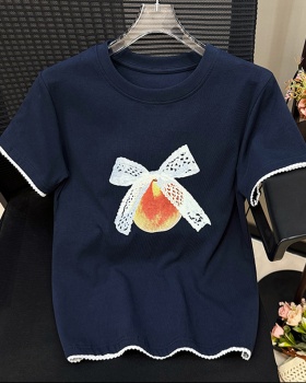 Summer printing tops all-match T-shirt for women
