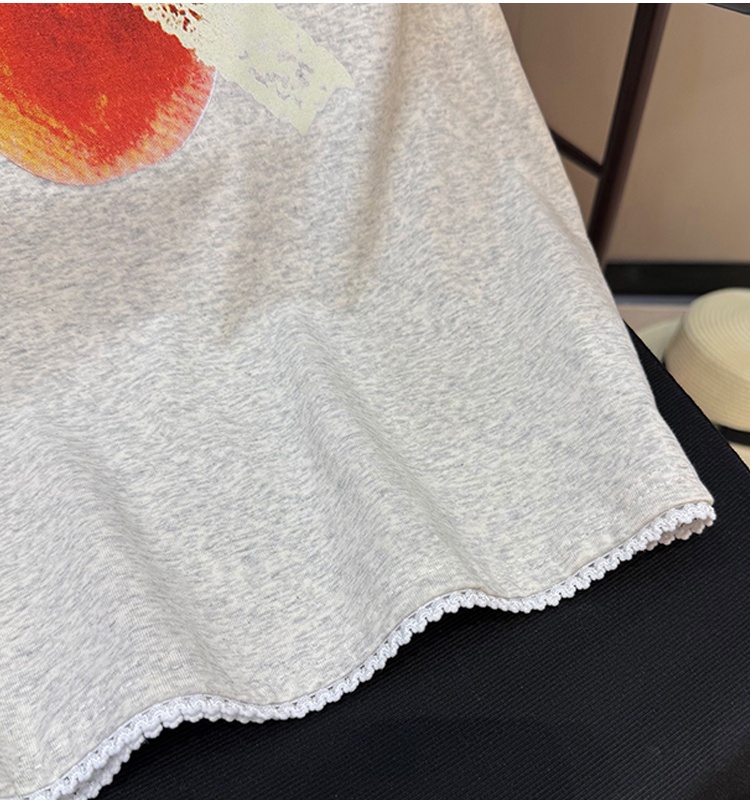 Summer printing tops all-match T-shirt for women