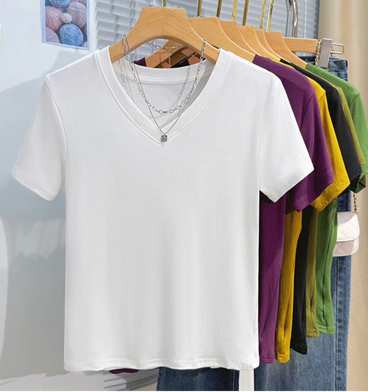 Loose short sleeve T-shirt fashion tops for women