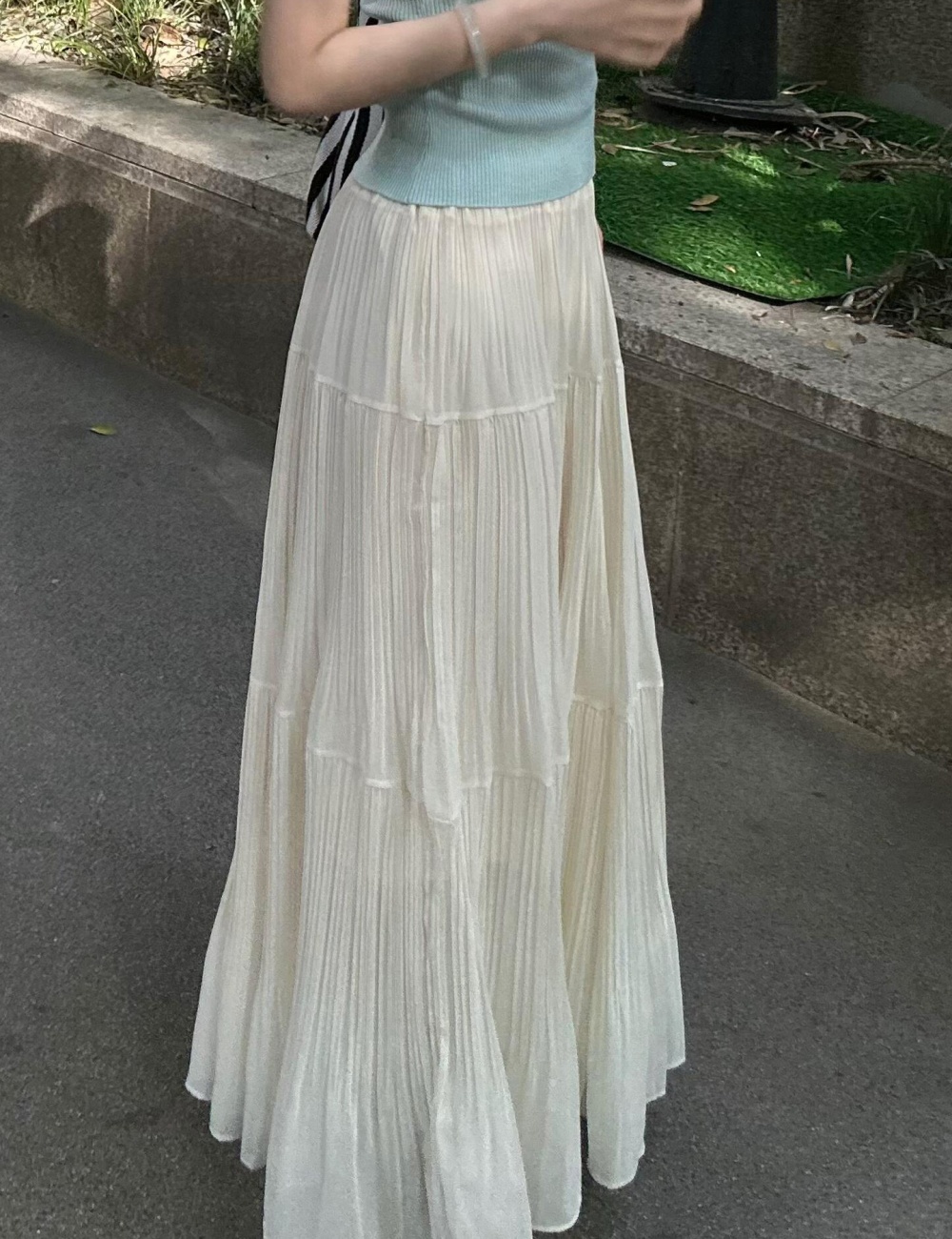 Show young skirt summer sweater a set for women